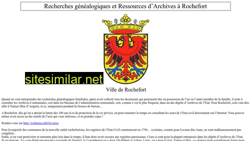 genealogie-rochefort.be alternative sites