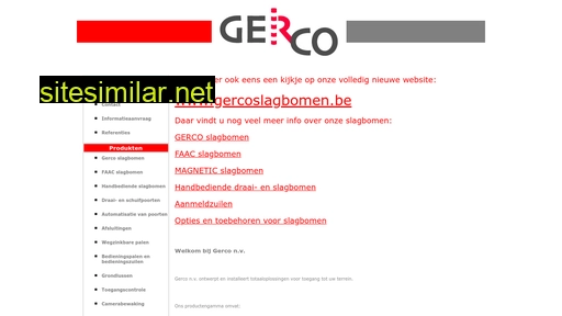 gerco-nv.be alternative sites
