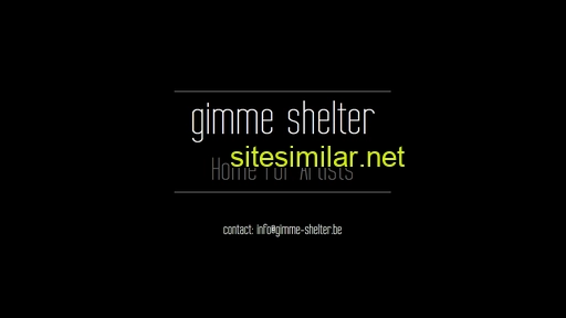 gimme-shelter.be alternative sites
