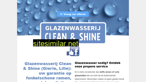 glazenwasserij-cleanandshine.be alternative sites