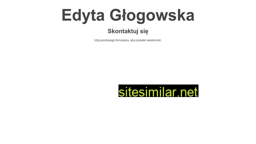 Glogowska similar sites