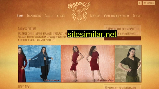 goddessclothes.be alternative sites