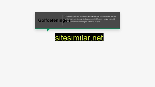 golfoefeningen.be alternative sites
