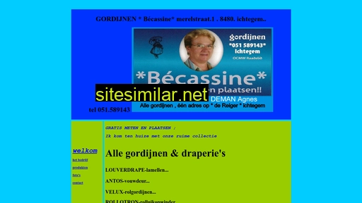 gordijnenbecassine-agnesdeman.be alternative sites