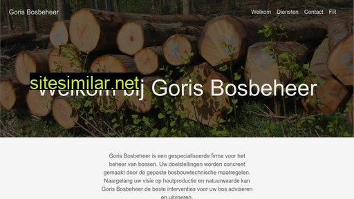 gorisbosbeheer.be alternative sites