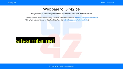 gp42.be alternative sites