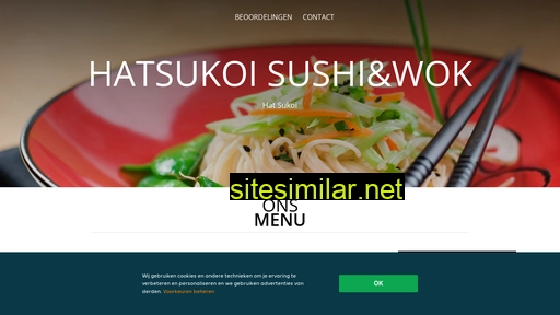 hatsukoi-sushiwok.be alternative sites