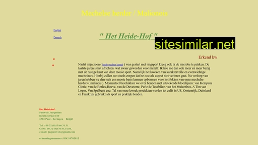 heide-hof.be alternative sites