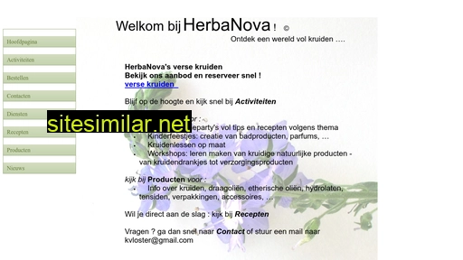 herbanova.be alternative sites