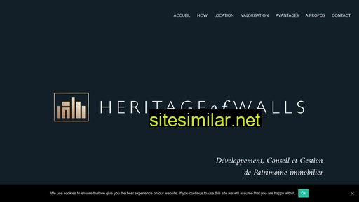 heritageofwalls.be alternative sites