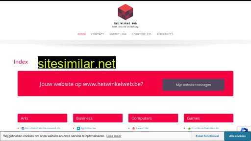 hetwinkelweb.be alternative sites