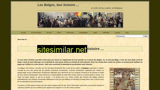 histoire-des-belges.be alternative sites