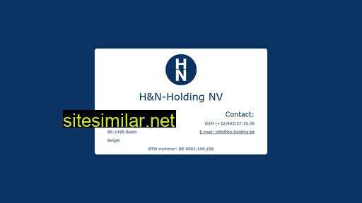 hn-holding.be alternative sites