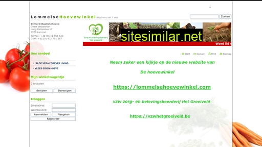 hoevewebwinkel.be alternative sites