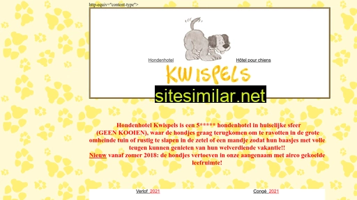 hondenhotel-kwispels.be alternative sites