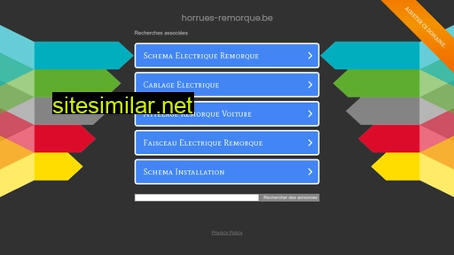 horrues-remorque.be alternative sites