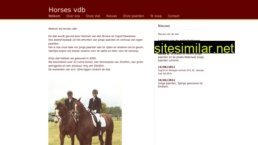 horsesvdb.be alternative sites
