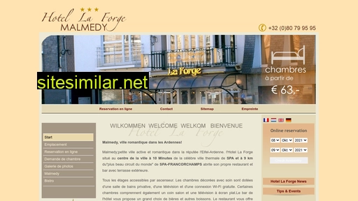 hotel-la-forge.be alternative sites