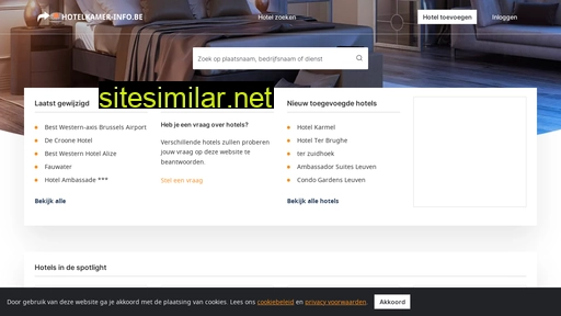hotelkamer-info.be alternative sites