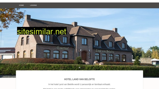 hotellandvanbelofte.be alternative sites