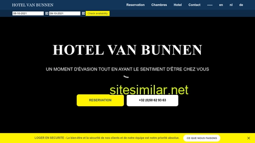 hotelvanbunnen.be alternative sites