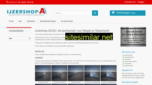 ijzershop-acac.be alternative sites