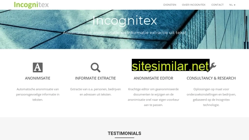 incognitex.be alternative sites