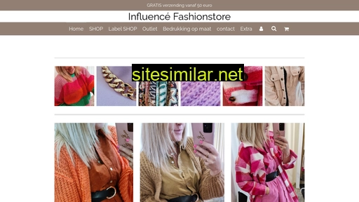influencefashionstore.be alternative sites