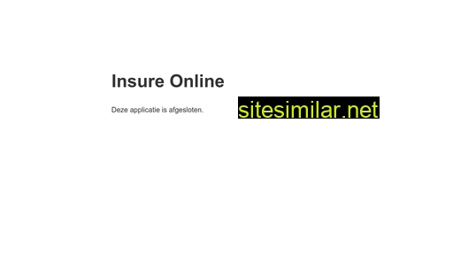 insure-online.be alternative sites