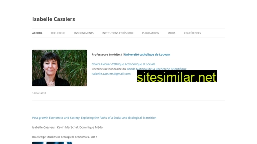 Isabellecassiers similar sites