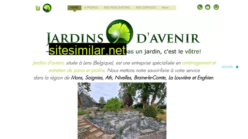 jardinsdavenir.be alternative sites
