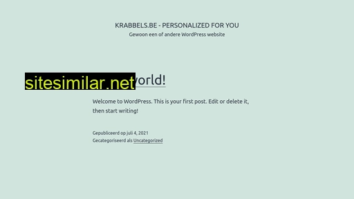 krabbels.be alternative sites