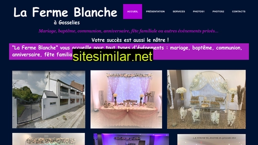 lafermeblanche.be alternative sites
