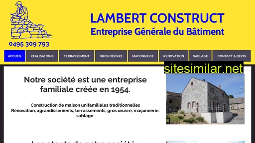 lambertconstruct.be alternative sites