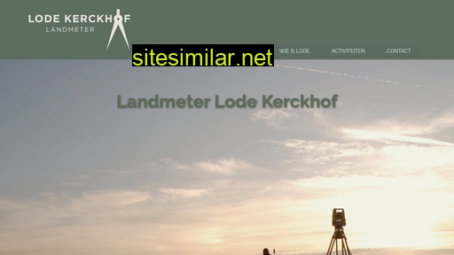 landmeterlodekerckhof.be alternative sites