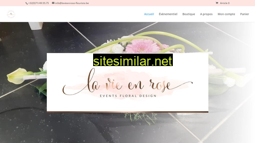 lavieenrose-fleuriste.be alternative sites