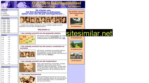 Leerlingentoneel similar sites