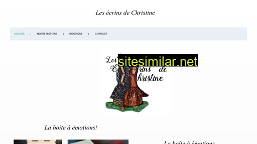 les-ecrins-de-christine.be alternative sites
