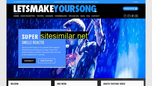 letsmakeyoursong.be alternative sites