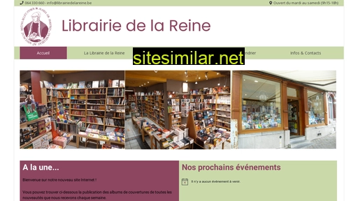 librairiedelareine.be alternative sites