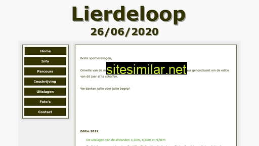 lierdeloop.be alternative sites