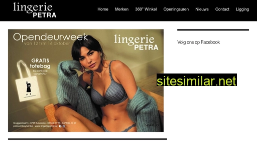 lingeriepetra.be alternative sites
