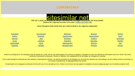 linkpaginas.be alternative sites