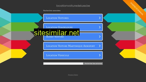 Locationvoituredeluxe similar sites