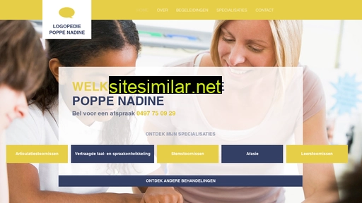 logopedistepoppenadine.be alternative sites