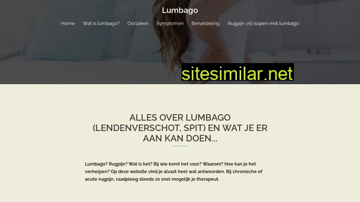 lumbago.be alternative sites