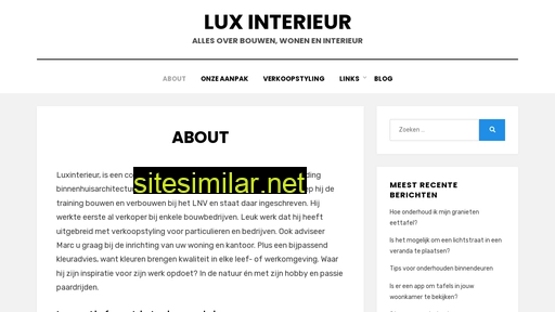 luxinterieur.be alternative sites