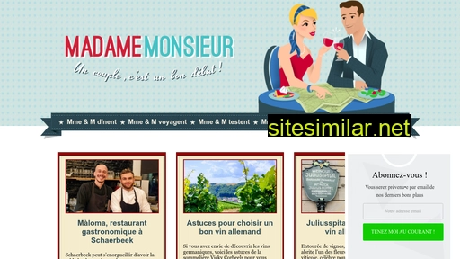 madamemonsieur.be alternative sites