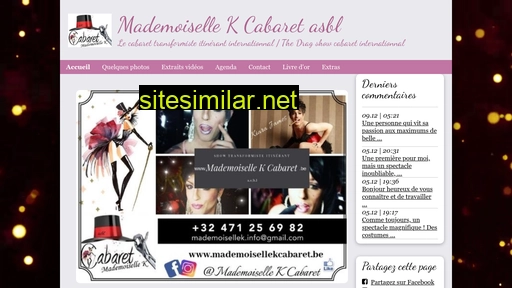 mademoisellekcabaret.be alternative sites