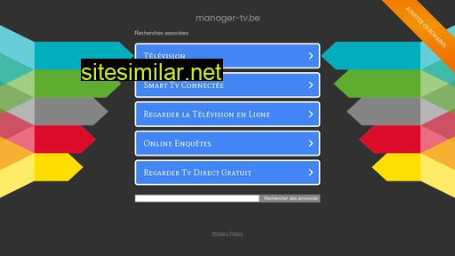 manager-tv.be alternative sites